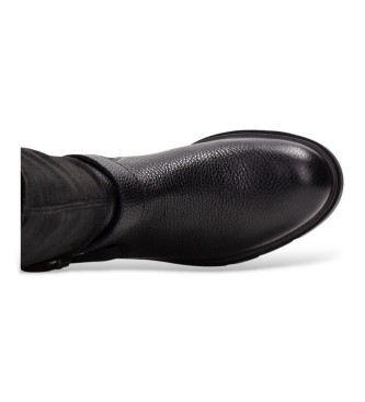 Hispanitas Stiefel aus schwarzem Leder Chicago