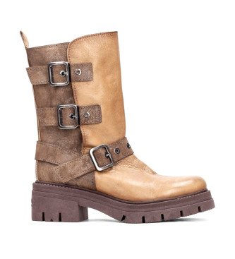 Hispanitas Bolero brown leather boots