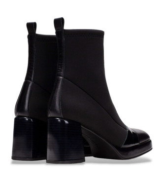 Hispanitas Bottines en cuir noir