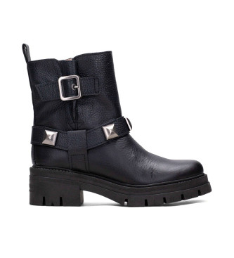 Hispanitas Bolero leather ankle boots black
