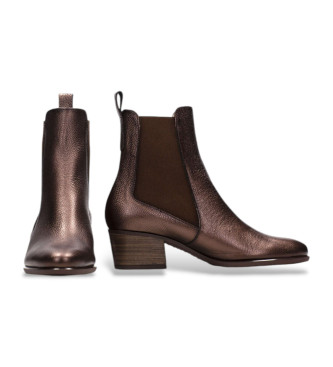 Hispanitas Bottines en cuir marron Bolmet