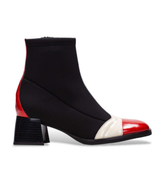 Hispanitas Carmen Leather Ankle Boots preto