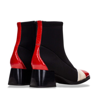 Hispanitas Carmen Leather Ankle Boots preto