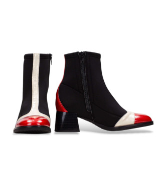 Hispanitas Carmen Leather Ankle Boots preto