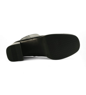 Hispanitas Bottines en cuir Carmin noir