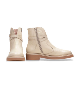 Hispanitas Beige Cervo ankelstvler i lder