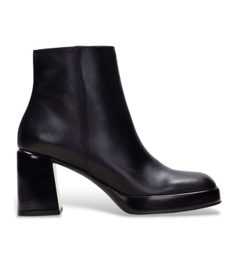 Hispanitas Bottines en cuir verni noir