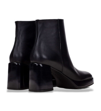 Hispanitas Schwarze Lackleder-Stiefeletten