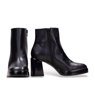 Hispanitas Schwarze Lackleder-Stiefeletten