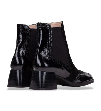 Hispanitas Bottines en cuir chelsea noir