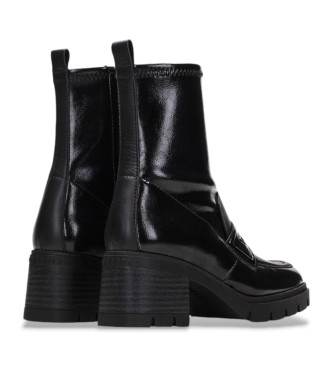 Hispanitas Bottines en cuir avec semelle noire