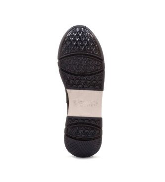 Hispanitas Grey Kristen Leather Ankle Boots