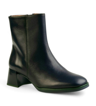 Hispanitas Navy leren enkellaarsjes, groen