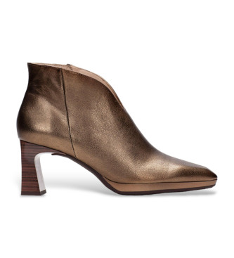 Hispanitas Golden Menorca leather ankle boots