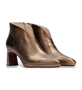 Hispanitas Golden Menorca leather ankle boots