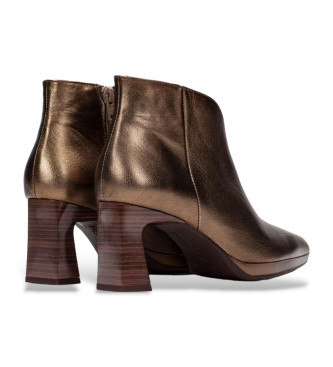 Hispanitas Golden Menorca leather ankle boots