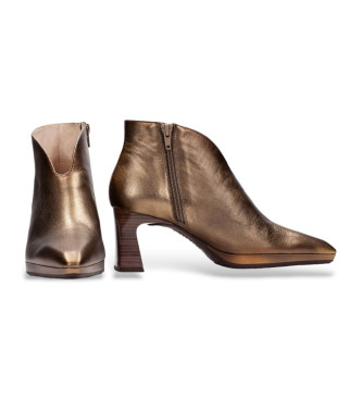 Hispanitas Golden Menorca leather ankle boots