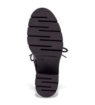 Hispanitas Zurich Rock Leather Ankle Boots svart
