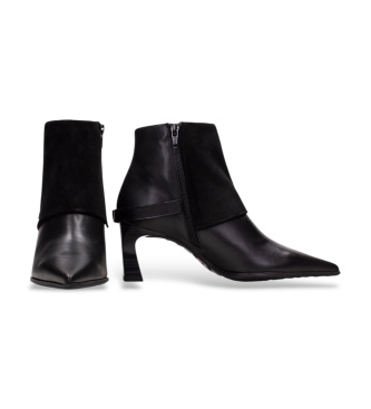 Hispanitas Stiefeletten aus Leder Paris schwarz