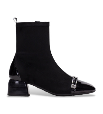 Hispanitas Botines de piel Varsovia negro