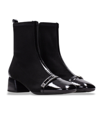 Hispanitas Botines de piel Varsovia negro