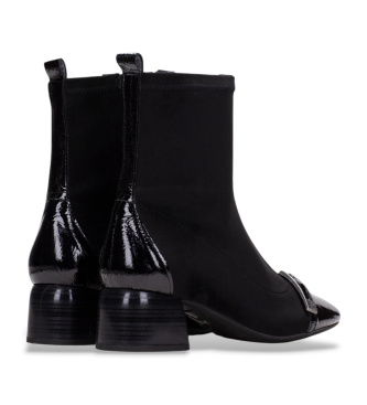 Hispanitas Botines de piel Varsovia negro