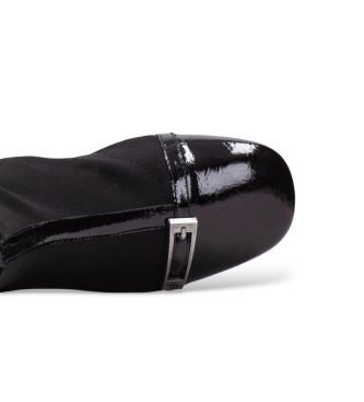Hispanitas Botines de piel Varsovia negro