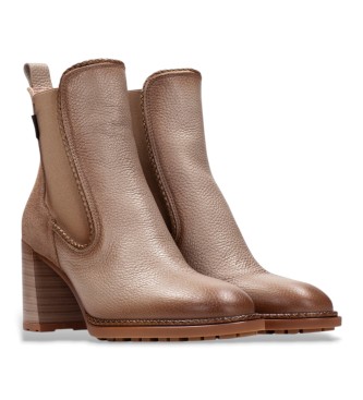 Hispanitas Botins de pele Alabama taupe