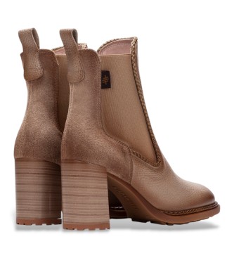 Hispanitas Botins de pele Alabama taupe
