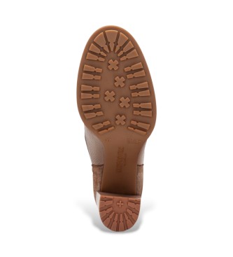 Hispanitas Botins de pele Alabama taupe