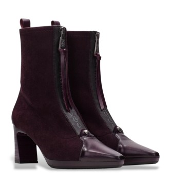 Hispanitas Stiefeletten aus Leder Bangkok bordeaux