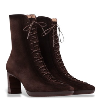 Hispanitas Stiefeletten aus Leder Bangkok braun