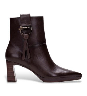 Hispanitas Bottines en cuir Bangkok marron