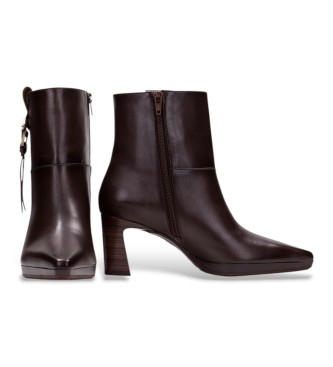 Hispanitas Bottines en cuir Bangkok marron