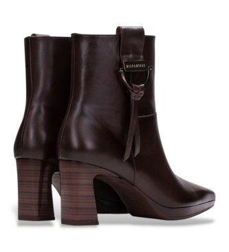 Hispanitas Bottines en cuir Bangkok marron