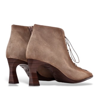 Hispanitas Botas de couro Paris taupe