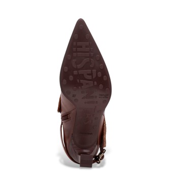 Hispanitas Botas de couro Paris marrom