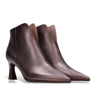 Hispanitas Bottines en cuir Paris taupe