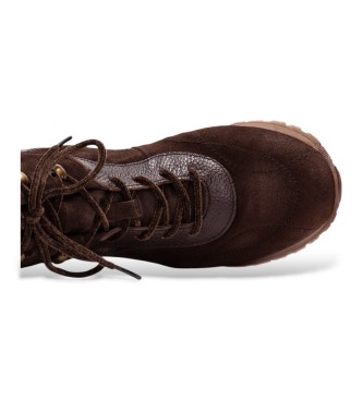 Hispanitas Botas de couro Saigon castanho
