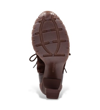 Hispanitas Botas de couro Saigon castanho