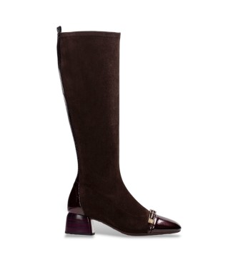 Hispanitas Stiefel aus Leder Warschau bordeaux