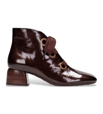 Hispanitas Braune Stiefeletten aus Leder Varsovia