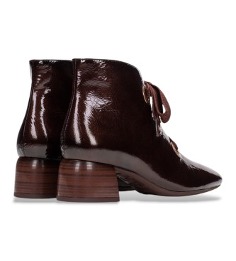Hispanitas Braune Stiefeletten aus Leder Varsovia