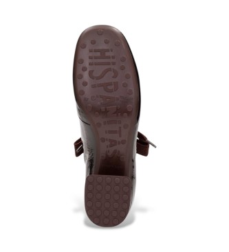 Hispanitas Braune Stiefeletten aus Leder Varsovia
