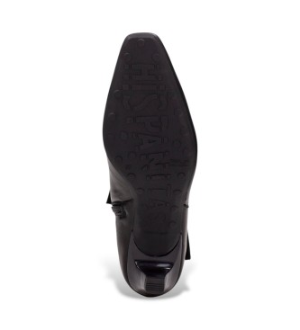 Hispanitas Botins de couro Viena preto