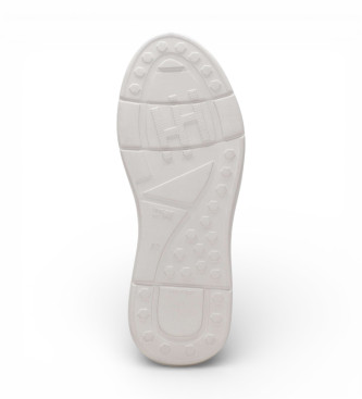 Hispanitas Baskets en cuir Desert de couleur blanc cass�