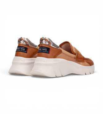 Hispanitas Brune Cervo-mokasiner i l�der