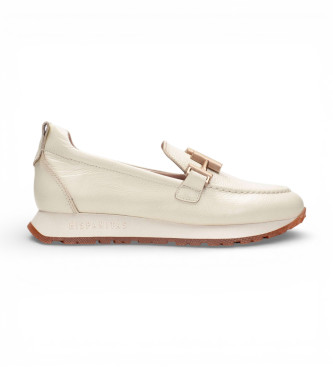 Hispanitas Boleromet Beige Leder Slipper