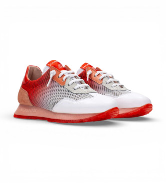 Hispanitas Borneo Leather Sneakers red