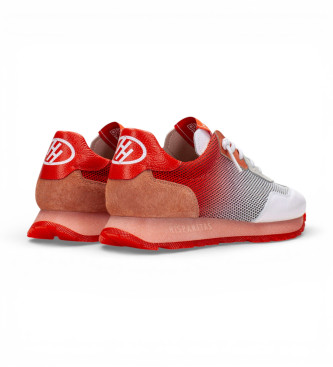 Hispanitas Borneo Leather Sneakers red